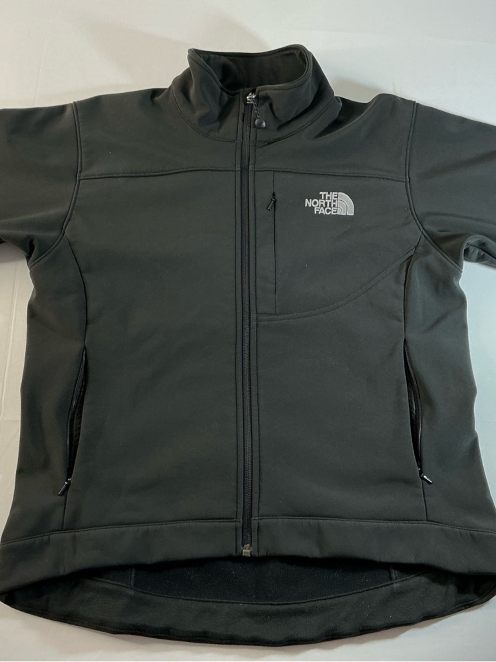 The North Face Black Softshell Full-Zip Jacket